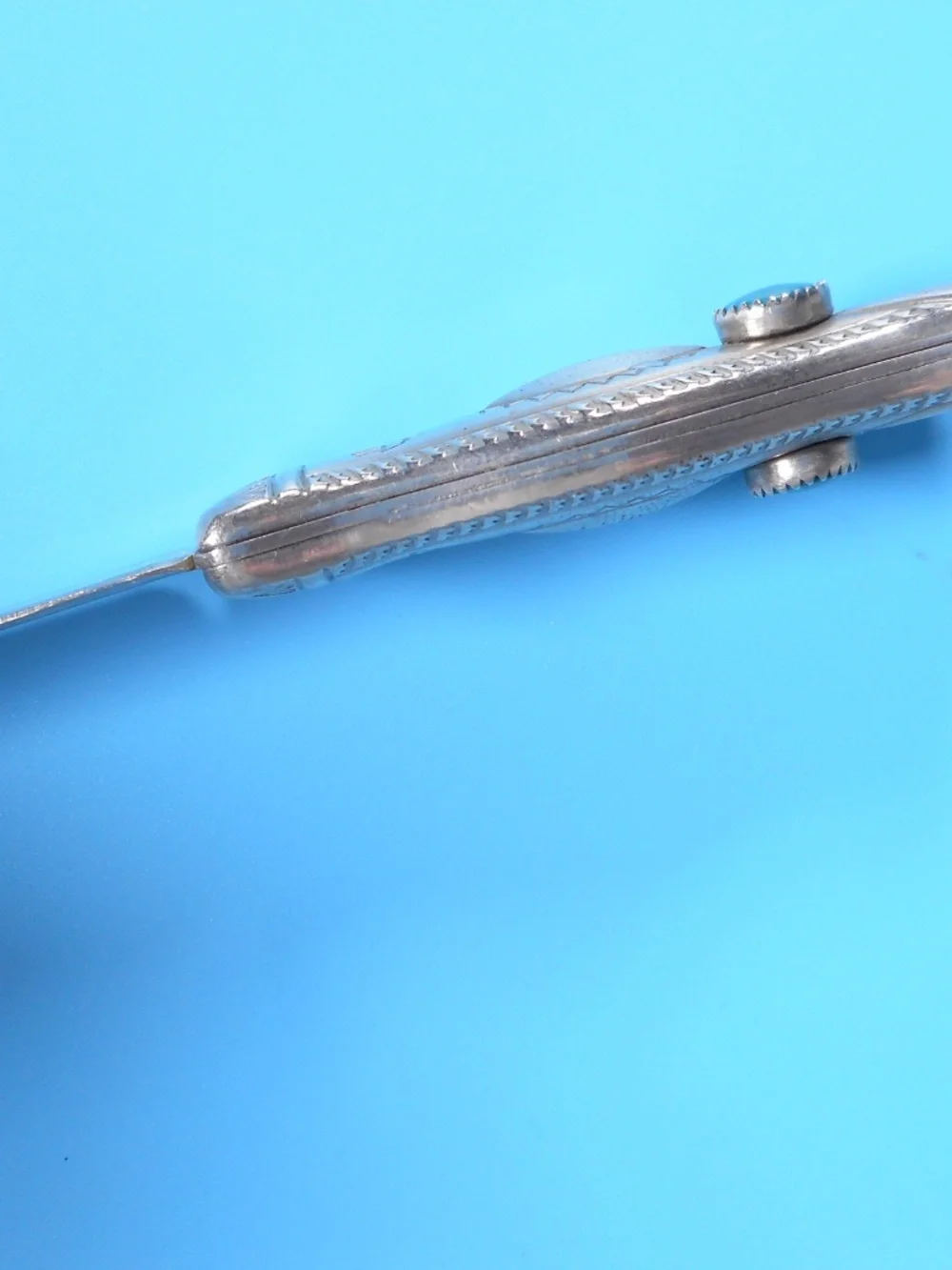 VTG Native American Navajo Letter Opener Sterling Silver Turquoise Stone RARE